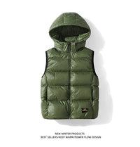 Padded Down Jacket Hooded Vest
