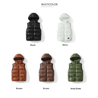 Padded Down Jacket Hooded Vest