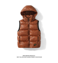 Padded Down Jacket Hooded Vest