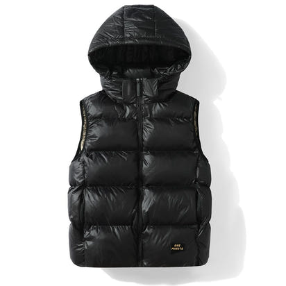 Padded Down Jacket Hooded Vest