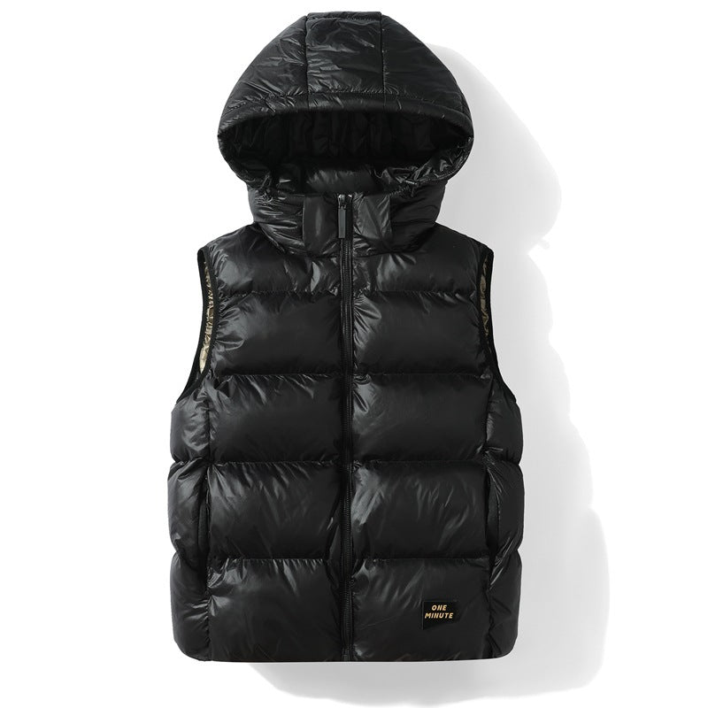 Padded Down Jacket Hooded Vest