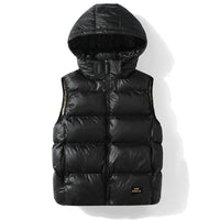 Padded Down Jacket Hooded Vest
