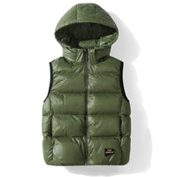 Padded Down Jacket Hooded Vest