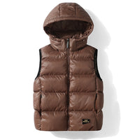 Padded Down Jacket Hooded Vest